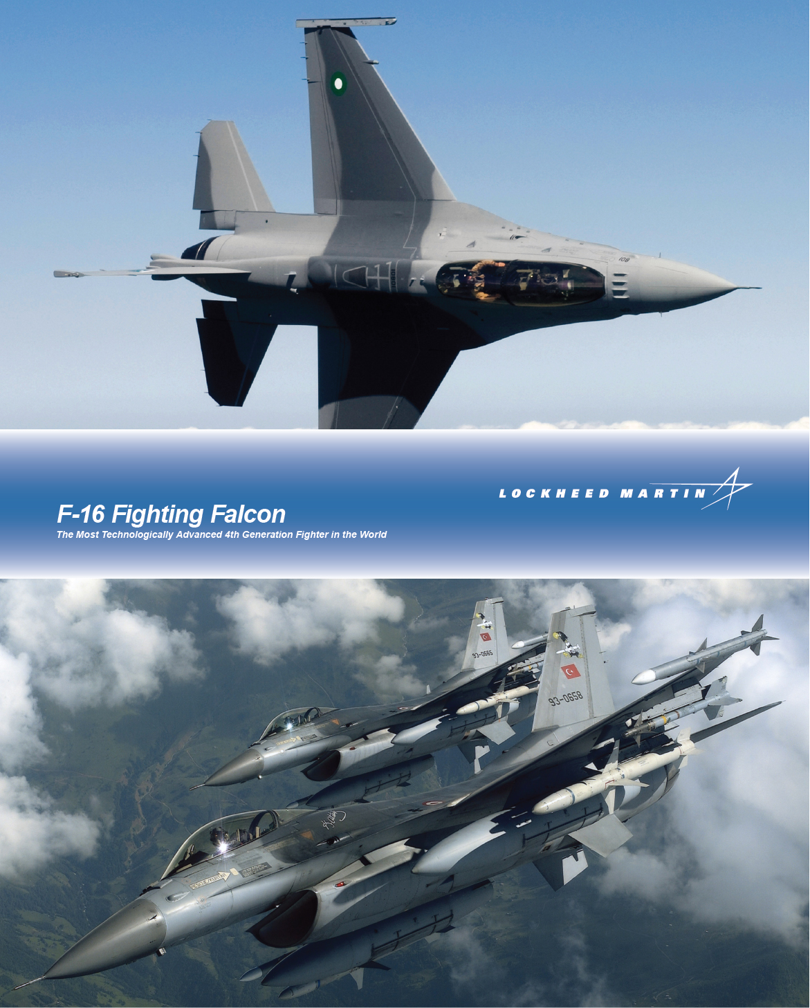 Poster for the Lockheed Martin F-16